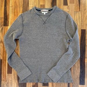 J CREW - Wallace & Barnes - Thick Thermal Shirt - Grey - Great Condition